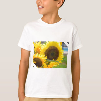 Sonnenblumen in der Blüte T-Shirt