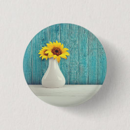 Sonnenblumen in einer Vase Button