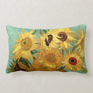 Sonnenblumen in einer Vase Van Gogh Fine Art Lendenkissen