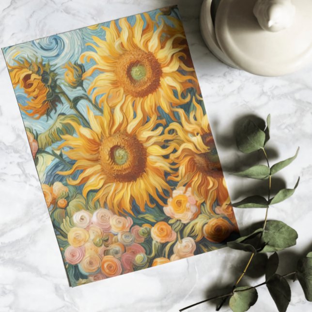 Sonnenblumen Inspiration Dankeskarte (Von Creator hochgeladen)