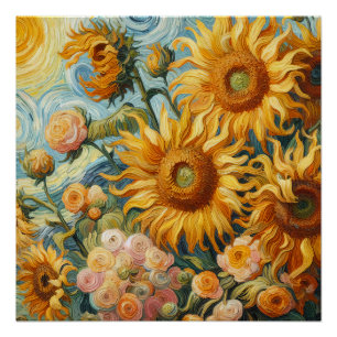 Sonnenblumen Inspiration Poster