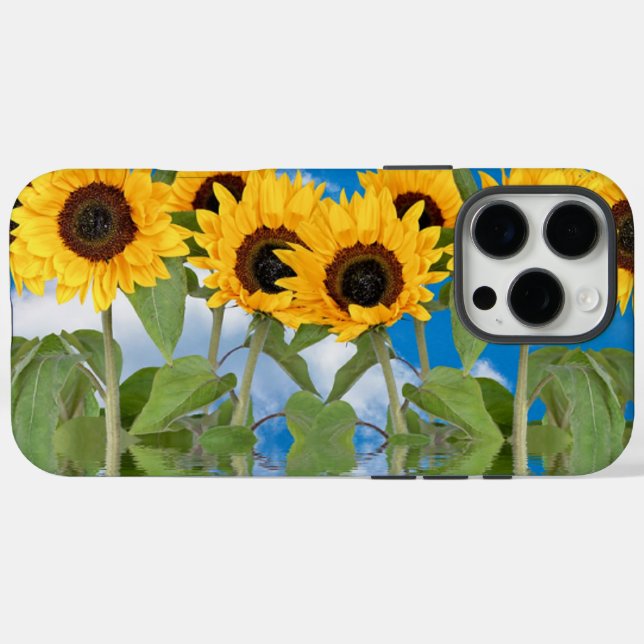 Sonnenblumen iPhone 16 Pro Max Hülle (Rückseite (Horizontal))