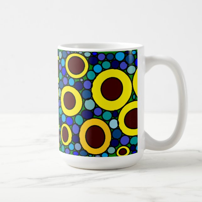 Sonnenblumen Kaffeetasse (Rechts)