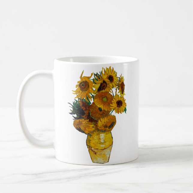 Sonnenblumen Kaffeetasse (Links)