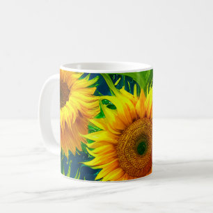 Sonnenblumen Kaffeetasse