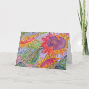 "Sonnenblumen " Karte