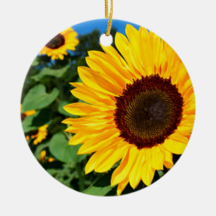 Sonnenblumen Keramikornament