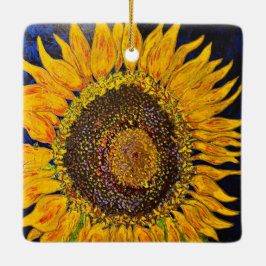 Sonnenblumen Keramikornament