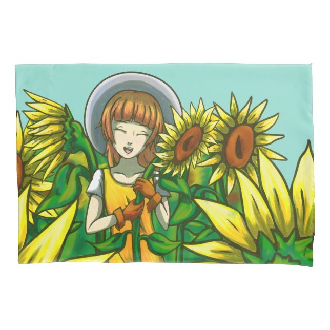 Sonnenblumen Kissenbezug (Vorderseite)