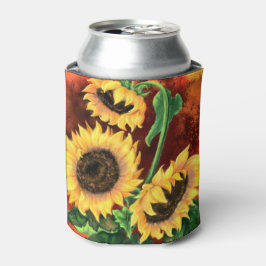 Sonnenblumen können kühlen dosenkühler