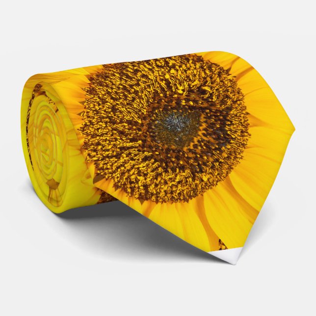 Sonnenblumen Krawatte (Gerollt)