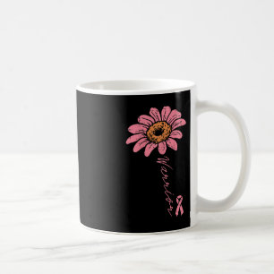 Sonnenblumen Krieger rosa Ribbon Brustkrebs Awaren Kaffeetasse