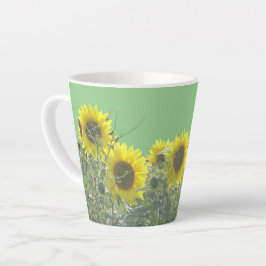 Sonnenblumen Kruste. BC Green Latte Tasse
