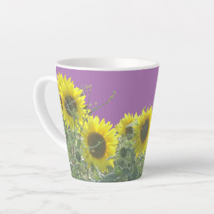 Sonnenblumen Kruste. BC Lilac Latte Tasse