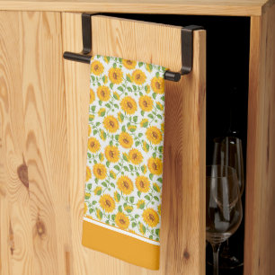 Sonnenblumen Küchenhandtuch Geschirrtuch