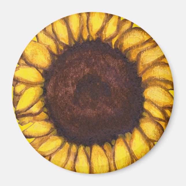 Sonnenblumen Kühlschrankmagnet Gefallen Blume Gesc (Vorne)