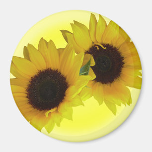 Sonnenblumen Kühlschrankmagnet Gefallen Blume Gesc