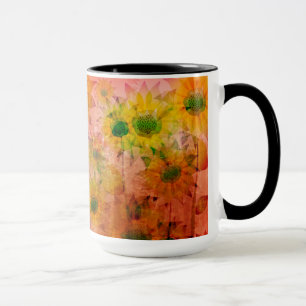 Sonnenblumen-Kunstmalerei-Tassen Tasse