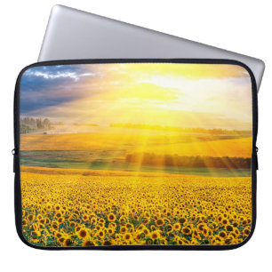 Sonnenblumen Laptopschutzhülle