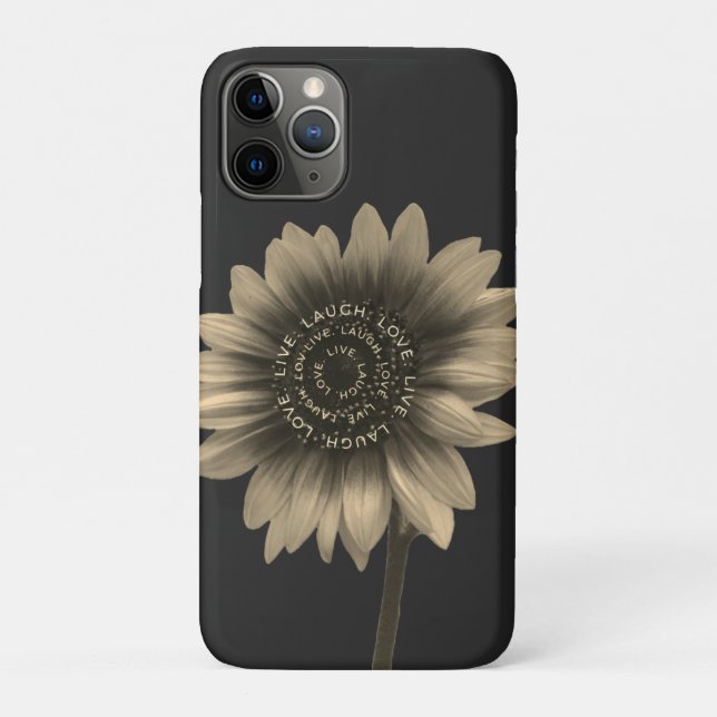 Sonnenblumen, leben, lachen, Liebe Case-Mate iPhone Hülle (Rückseite)