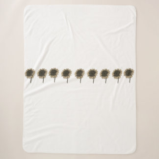 Sonnenblumen, leben, lachen, Liebe Sherpadecke