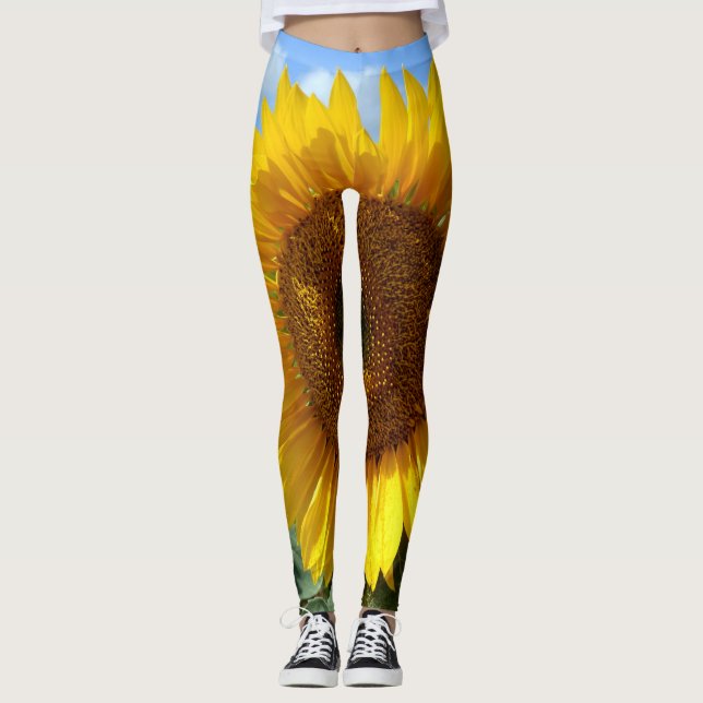 Sonnenblumen-Leggings Leggings (Vorderseite)
