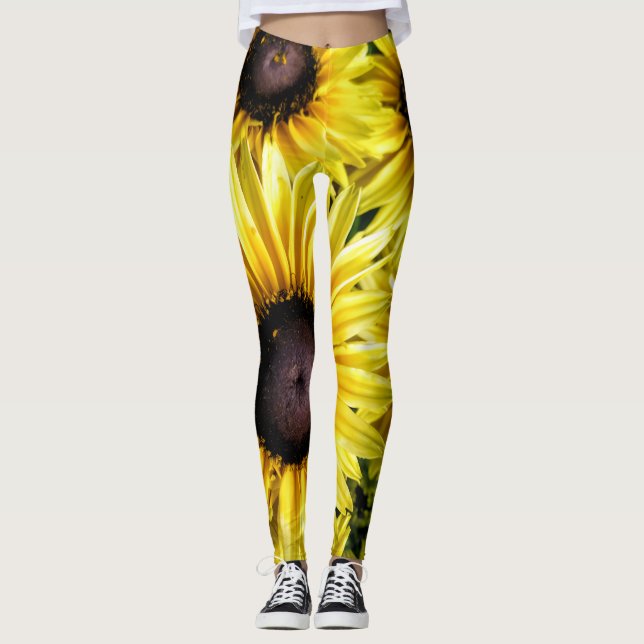 Sonnenblumen-Leggings Leggings (Vorderseite)