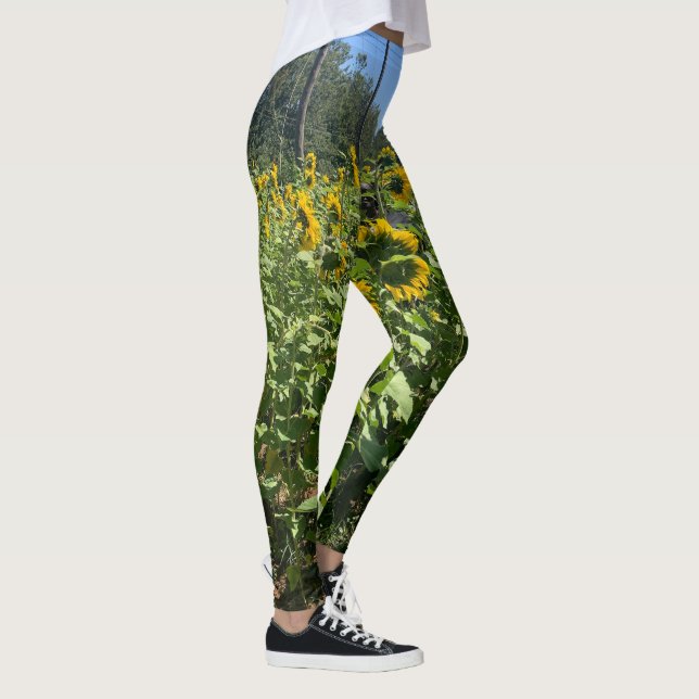 Sonnenblumen-Leggings Leggings (Rechts)