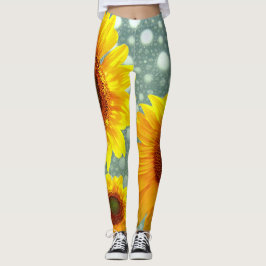 Sonnenblumen-Leggings Leggings