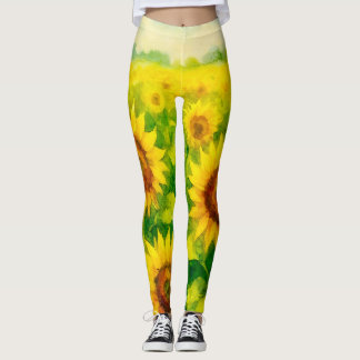 Sonnenblumen-Leggings Leggings