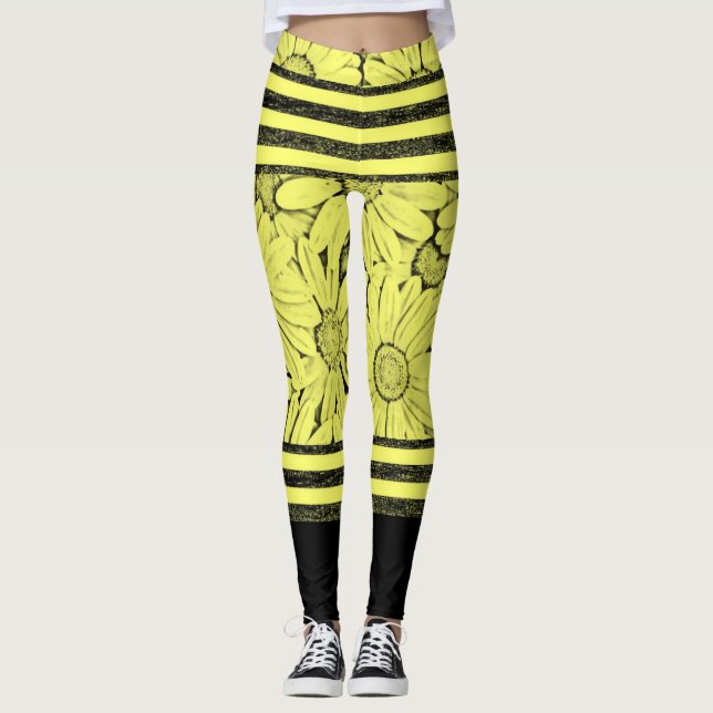 Sonnenblumen-Leggings Leggings (Vorderseite)