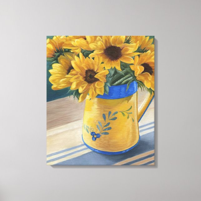 Sonnenblumen Leinwanddruck (Vorderseite)