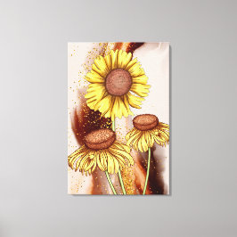 Sonnenblumen Leinwanddruck