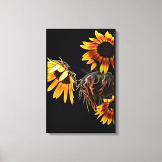 Sonnenblumen-Leinwanddruck Leinwanddruck