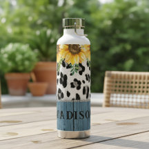 Sonnenblumen Leopard Print Rustic Chic Name