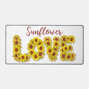 Sonnenblumen-Liebe-Schreibtischunterlage Schreibtischunterlage