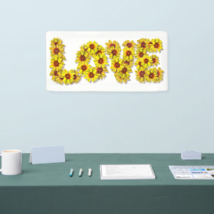 Sonnenblumen-Liebesbanner Banner