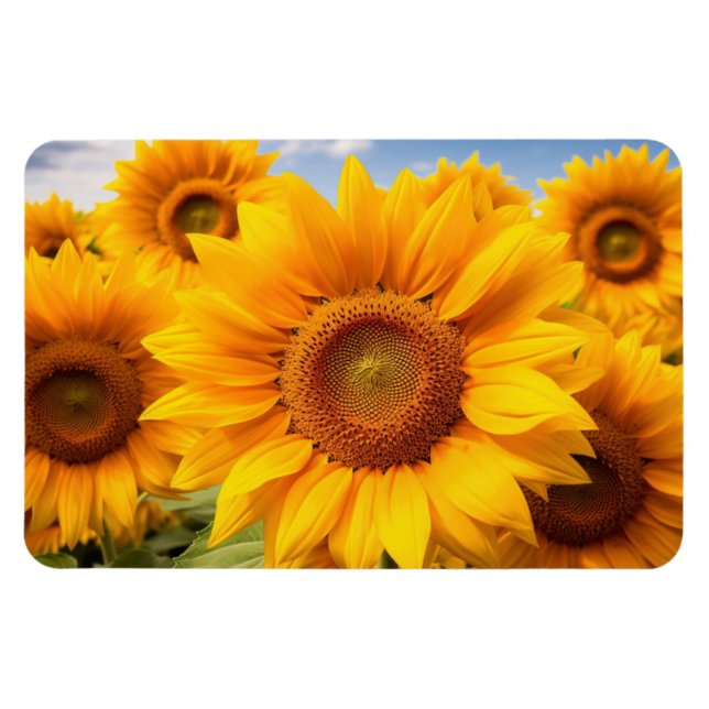 Sonnenblumen Magnet (Horizontal)