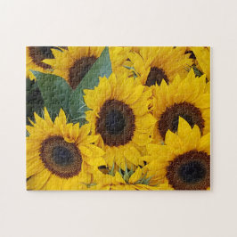 Sonnenblumen-Melodie-Puzzle, 28 cm x 36 cm, 252 Te