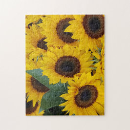 Sonnenblumen-Melodie-Puzzle, 28 cm x 36 cm, 252 Te