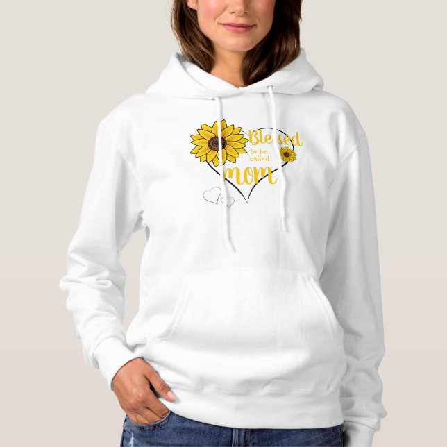 Sonnenblumen mit Angebot Hoodie (Vorderseite)