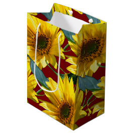Sonnenblumen Mittlere Geschenktüte