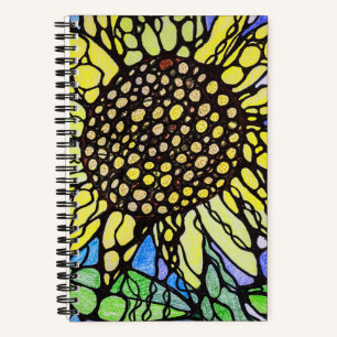 Sonnenblumen Moderne Kunst Notizbuch
