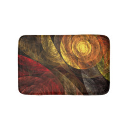 Sonnenblumen Modernes Abstraktes Kunstmuster Badematte