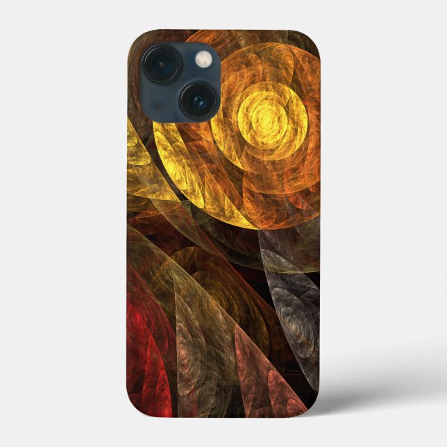Sonnenblumen Modernes Abstraktes Kunstmuster Case-Mate iPhone Hülle (Rückseite)