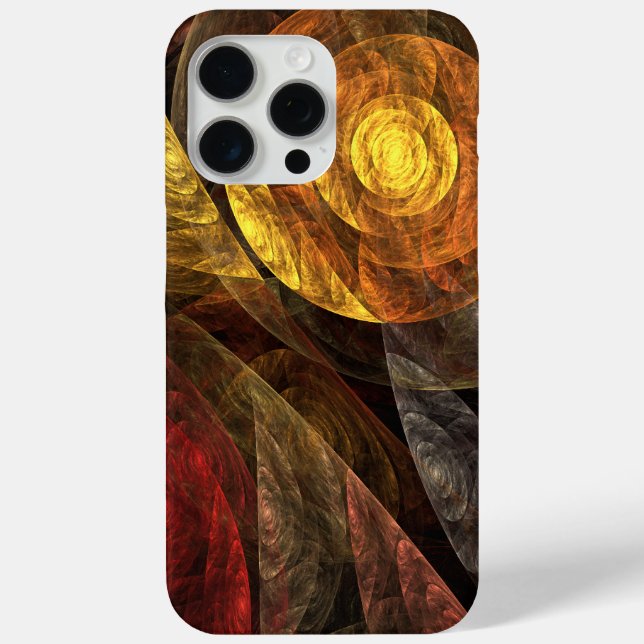 Sonnenblumen Modernes Abstraktes Kunstmuster Case-Mate iPhone Hülle (Rückseite)