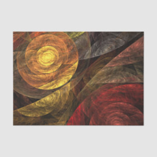 Sonnenblumen Modernes Abstraktes Kunstmuster Seidenpapier