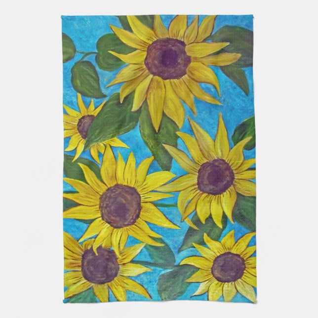 Sonnenblumen MoJo Küchentücher (Vertikal)