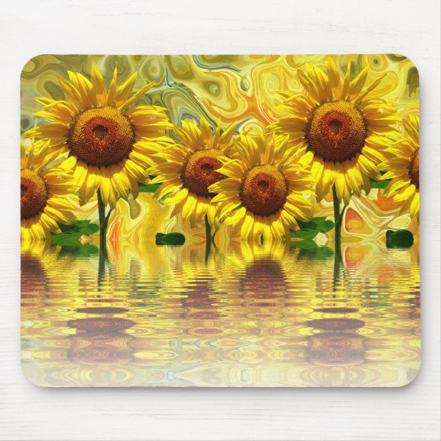 Sonnenblumen Mousepad (Vorne)