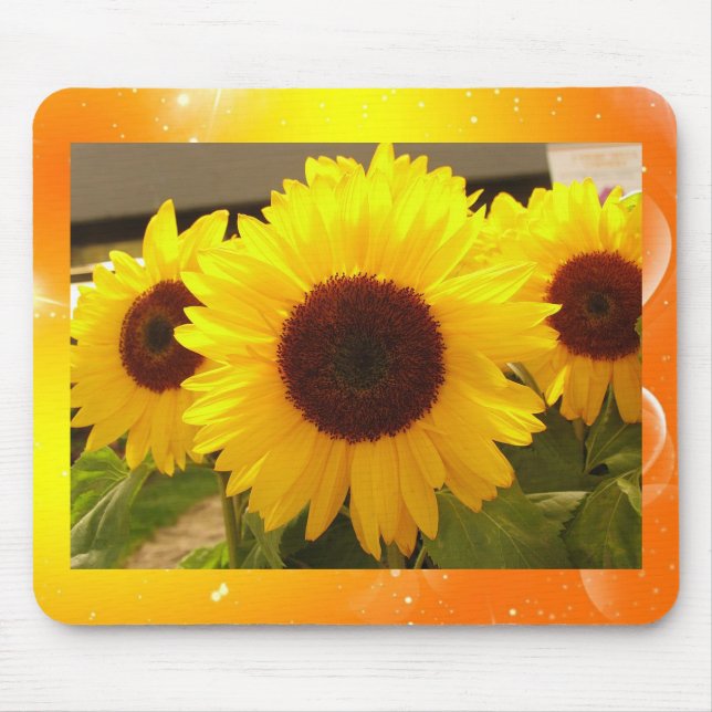Sonnenblumen Mousepad (Vorne)